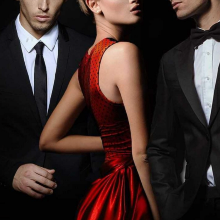 "Двійка Королів та потраплянка" Леді у білому